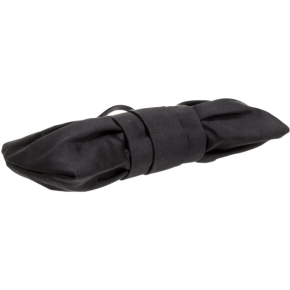 Kate Spade Black Bow Wristlet Pouch Polka Dot Lined Cosmetic Bag - Picture 2 of 4